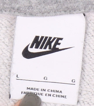 Nike Grey Unisex Hoodie L Lightweight Casual