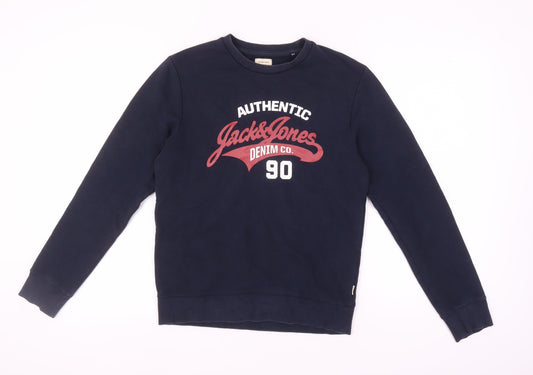 Jack & Jones Men's Blue XS Pullover Sweatshirt