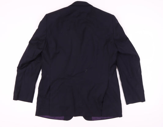 Paul Costelloe Men's Blue Blazer 42 Regular Fit