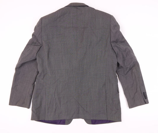 Paul Costelloe Men's Grey Blazer Size 44 Regular Fit