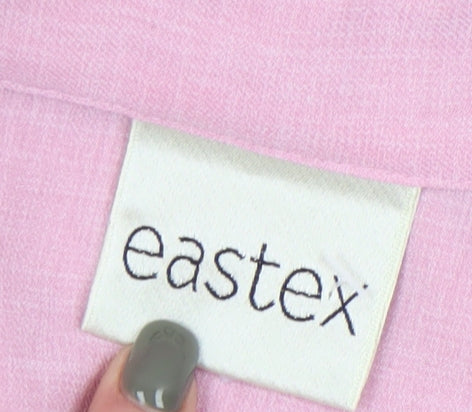 Eastex Women's Pink Button-Up Blouse, Size 22, Collared