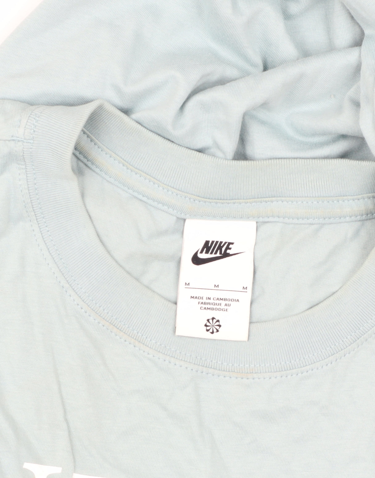 Nike Men’s Blue Athletic Logo T-Shirt - Medium