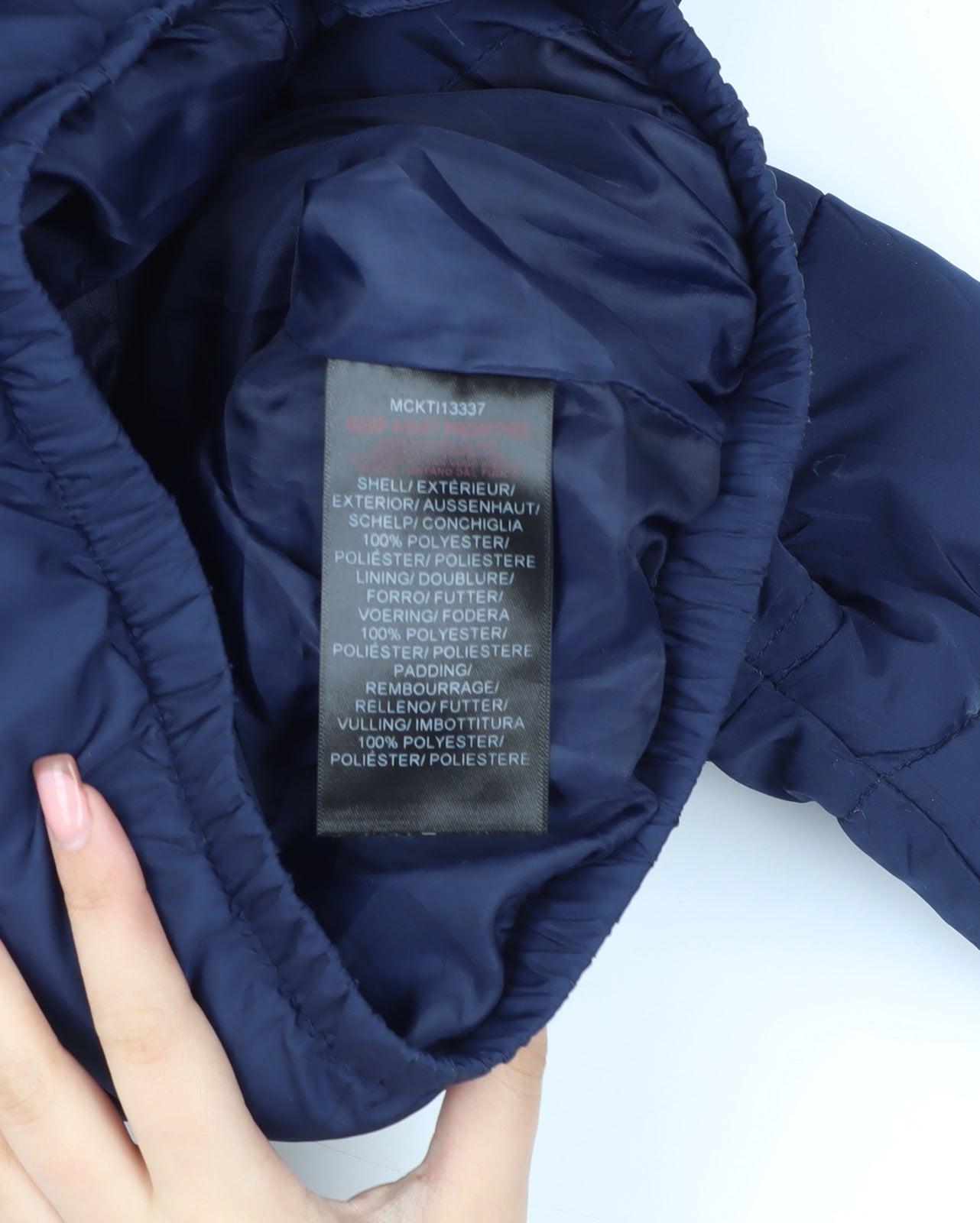 McKenzie Blue Unisex Toddler Puffer Jacket 18-24 Months