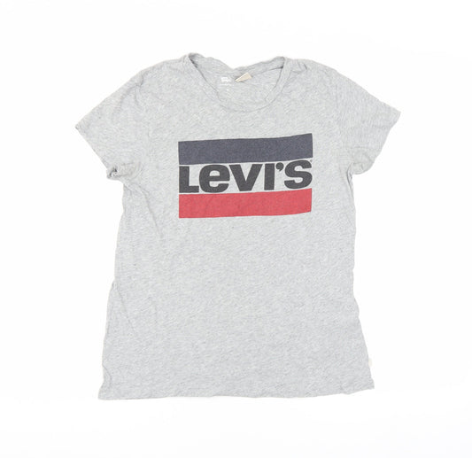 Levi's Women's Grey XS Crew Neck T-Shirt