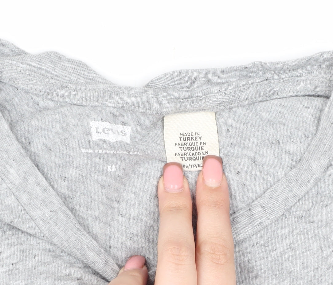 Levi's Women's Grey XS Crew Neck T-Shirt