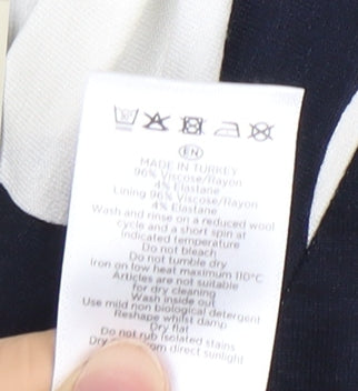 Hobbs Women Black & White Polka Dot Dress Size 6