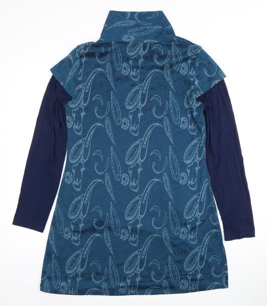 Joe Browns Women's Blue Paisley Casual Dress - UK 12