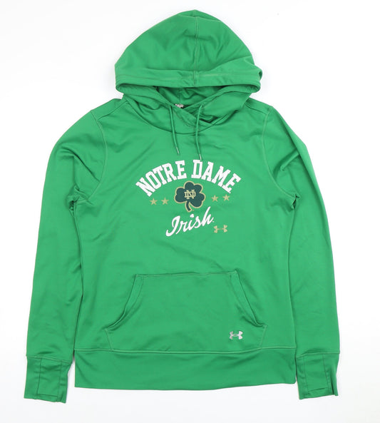 Under Armour Women’s Green Notre Dame Hoodie L