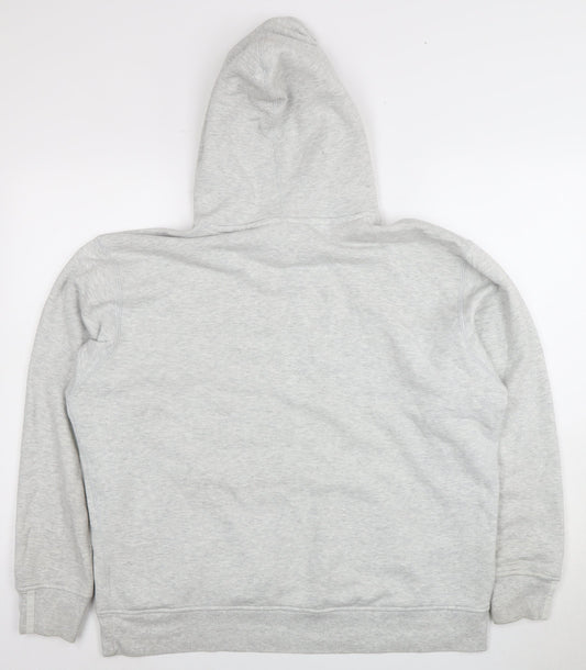Adidas Men's Grey Pullover Hoodie M