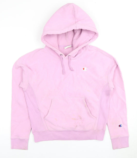 Champion Women's Pink Pullover Hoodie, Size S, Casual Style