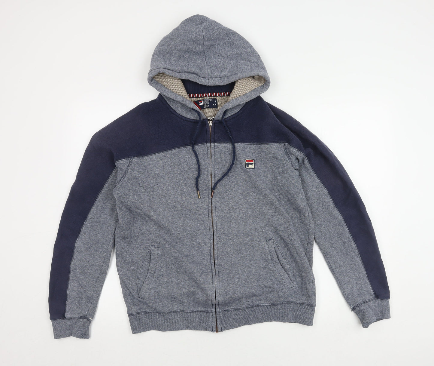 Fila Men’s Grey Hooded Jacket Medium Casual