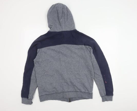 Fila Men’s Grey Hooded Jacket Medium Casual