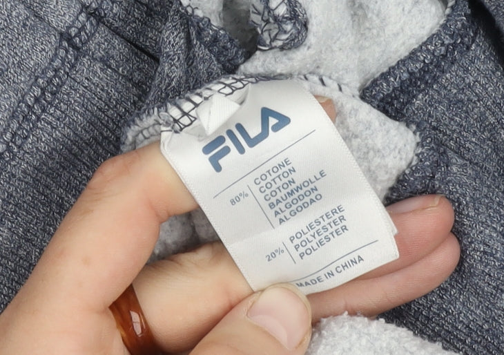 Fila Men’s Grey Hooded Jacket Medium Casual