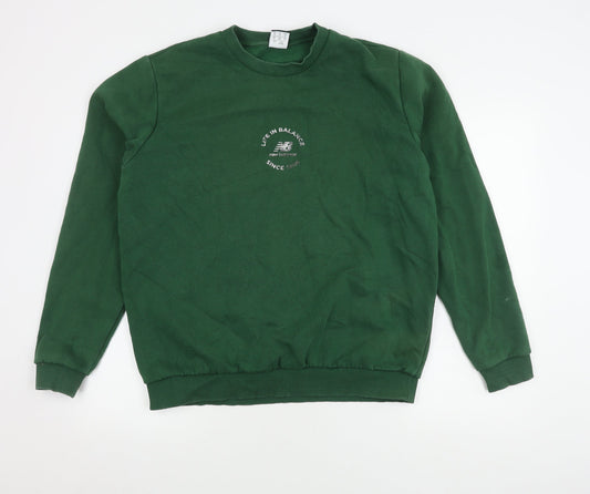 New Balance Green Men's Pullover Sweatshirt M