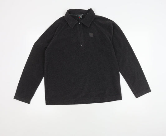 Sprayway Men's Grey Fleece Sweatshirt, Large, Outdoor