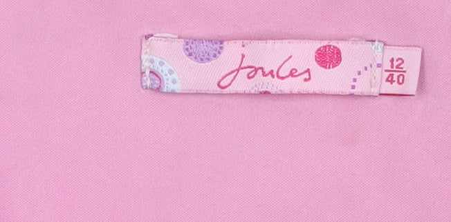 Joules Women's Pink Quilted Waistcoat, Size 12, Casual