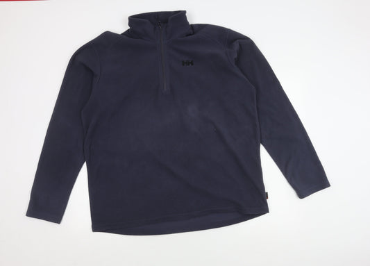 Helly Hansen Men's Blue Fleece 2XL Zip Sweatshirt
