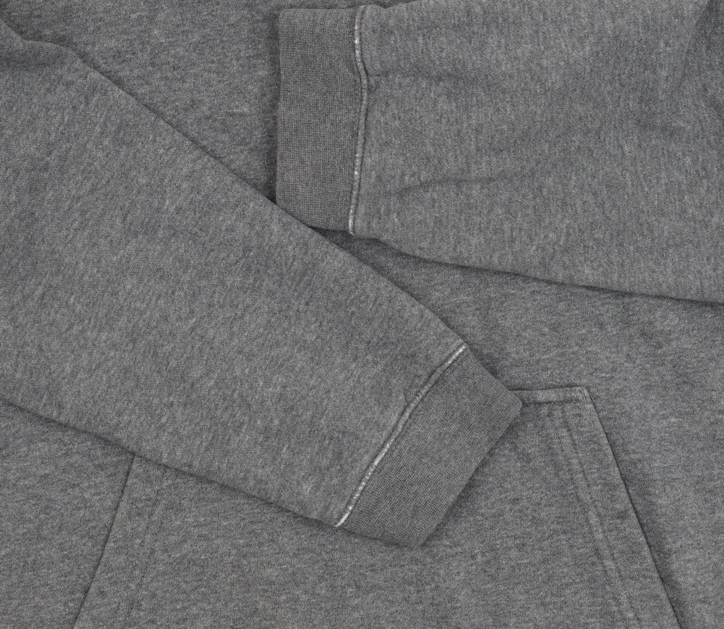 Nike Men's Grey Pullover Hoodie, Size S, Hooded Logo