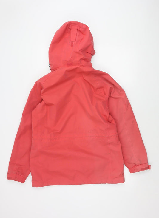 Trespass Women's Red Waterproof Rain Coat, Size M