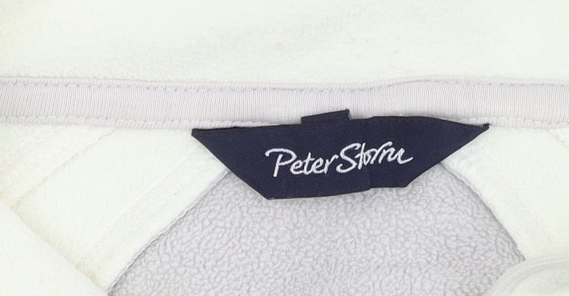 Peter Storm Women’s Ivory Zip Sweatshirt Size 16