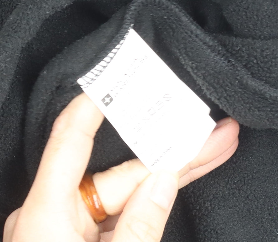 Mountain Warehouse Men's Black Fleece Jacket L