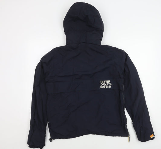 Superdry Men's Blue Windbreaker Jacket Size S