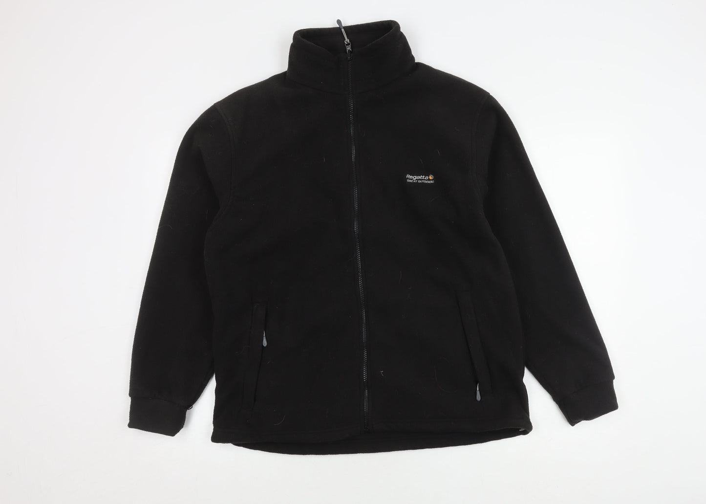 Regatta Men's Black Fleece Jacket Size M Autumn Winter