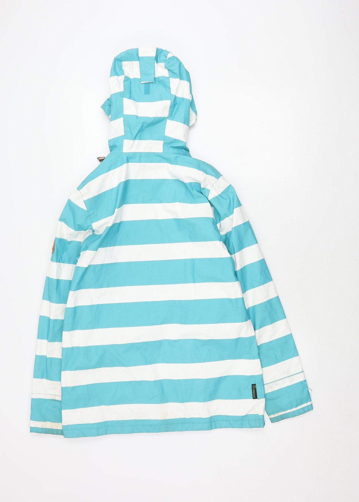 Gelert Women's Blue Striped Rain Jacket Size 10