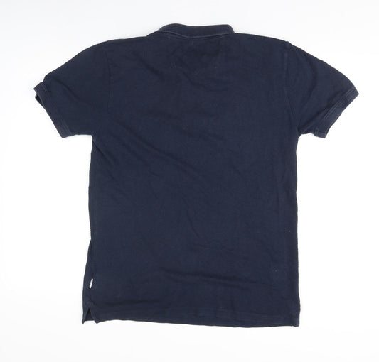 Peter Werth Men's Blue Polo Shirt L Short Sleeve Casual