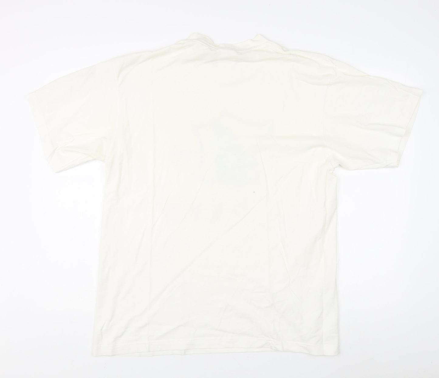 Nike Men's White Sports Graphic T-Shirt Size L