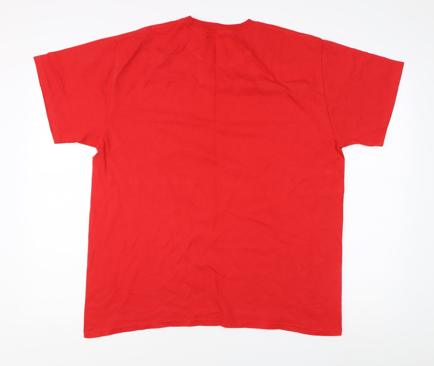 Coca-Cola Men's Red Retro Logo T-Shirt Size L