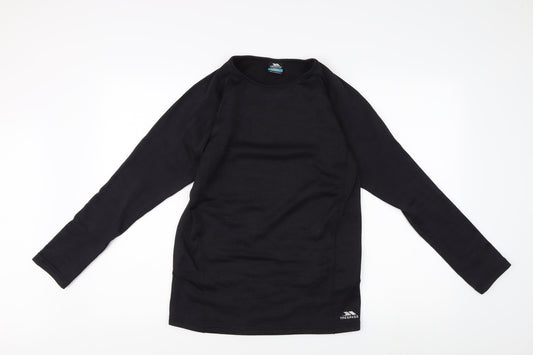Trespass Unisex Black XS Long Sleeve Active Top