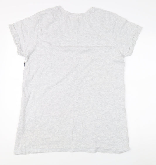 Disney Unisex Grey Mickey Mouse T-Shirt S Casual