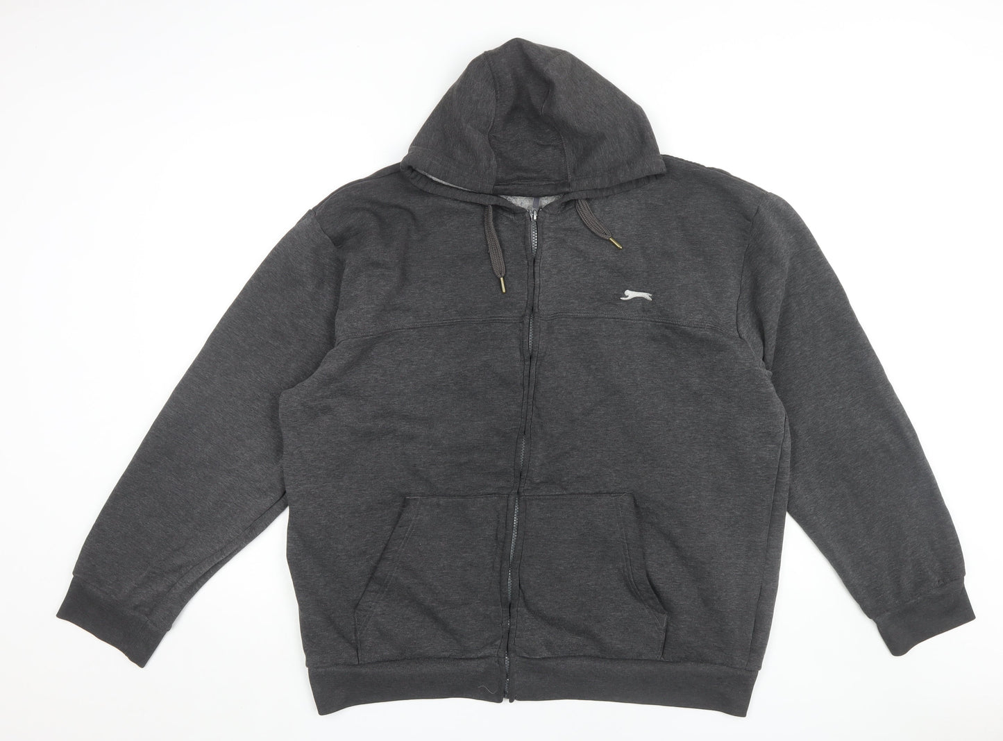 Slazenger Men's Grey Full Zip Hoodie 2XL