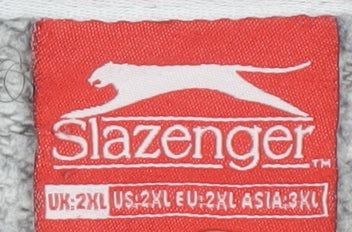 Slazenger Men's Grey Full Zip Hoodie 2XL