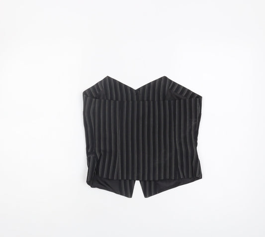 ASOS DESIGN Women's Black Striped Sleeveless Top