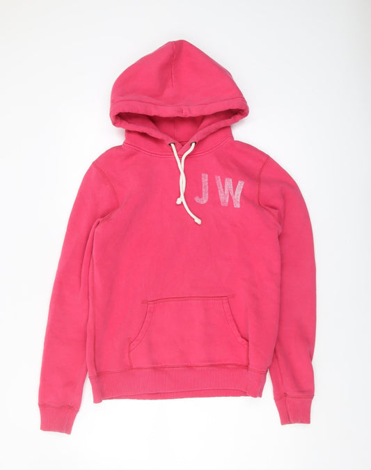 Jack Wills Women's Pink Hoodie UK 12