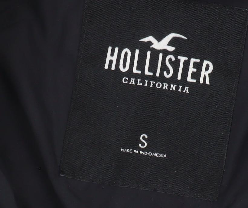 Hollister Women's Black Faux Fur Jacket S