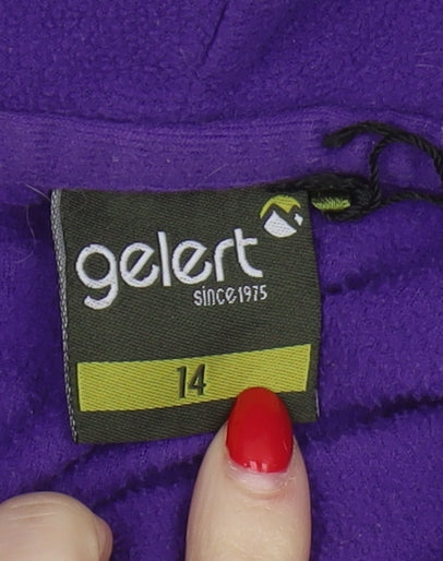 Gelert Women's Purple Hooded Sweatshirt Size 14