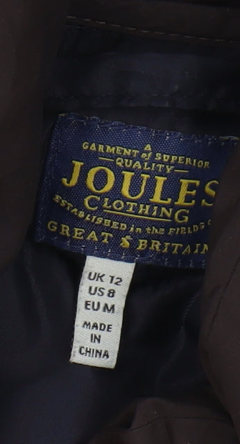 Joules Women's Brown Puffer Waistcoat Size 12