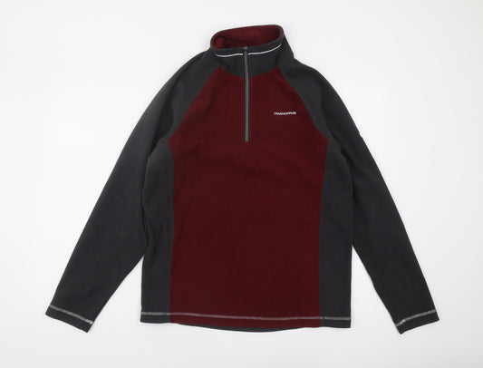 Craghoppers Men's Fleece Pullover Sweatshirt Red M