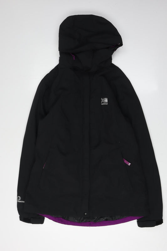 Karrimor Women's Black Waterproof Hooded Jacket Size 12