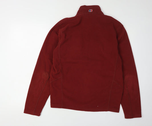 Berghaus Men's Red Fleece Pullover Sweatshirt S