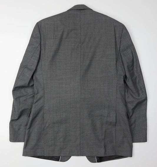 Jeff Banks Men's Grey Blazer 42 Long Classic