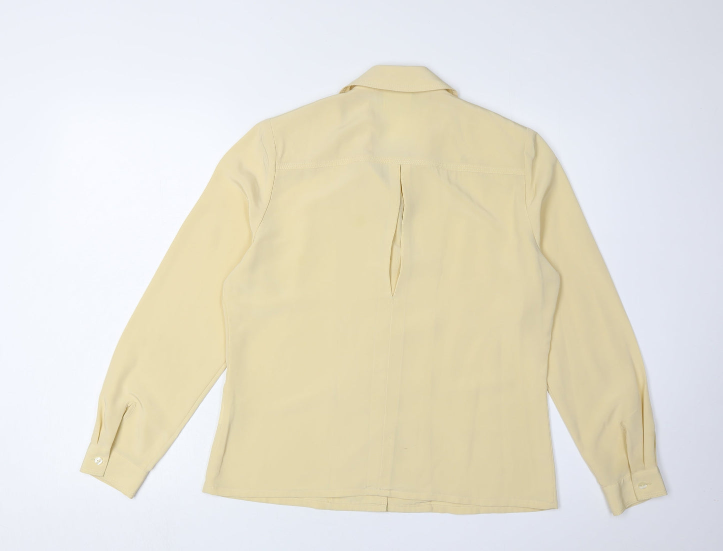 Eastex Women's Beige Button-Up Blouse Size 10