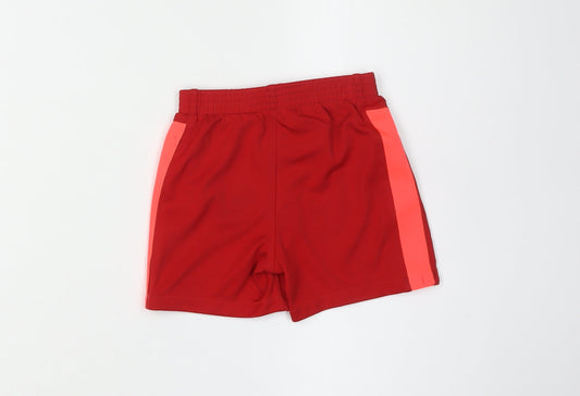Nike Unisex Baby Red Shorts 12-18 Months Sports Activewear