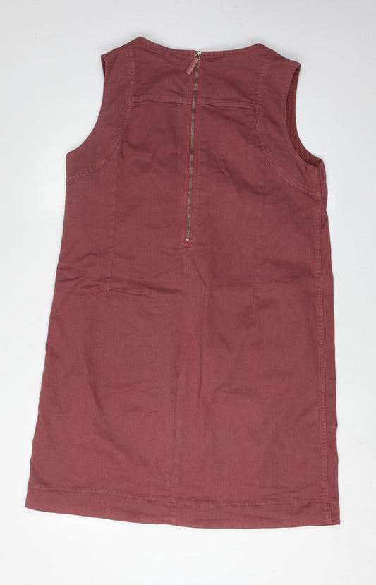White Stuff Women’s Red Sleeveless Shift Dress Size 14