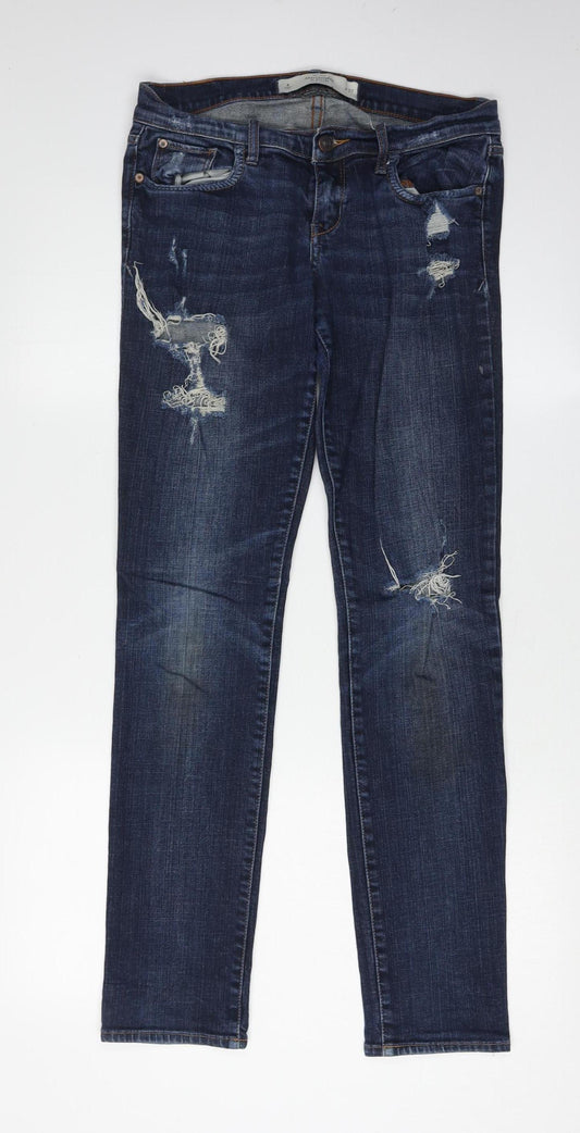 Abercrombie & Fitch Women's Blue Skinny Jeans Size 4