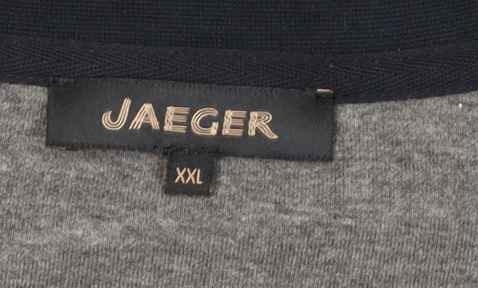 Jaeger Men's Black Crew Neck Pullover Sweatshirt 2XL