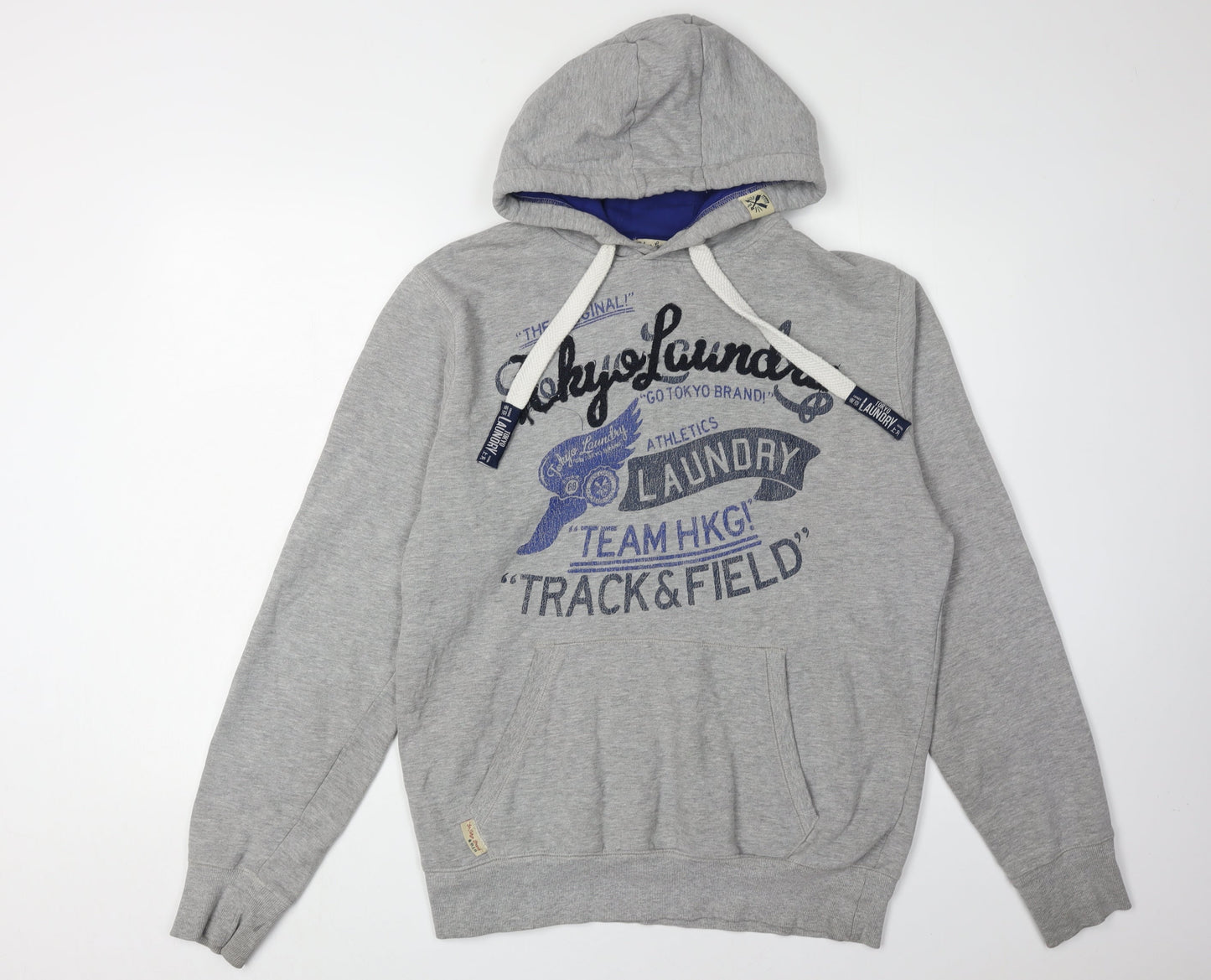 Tokyo Laundry Men's Grey Pullover Hoodie L